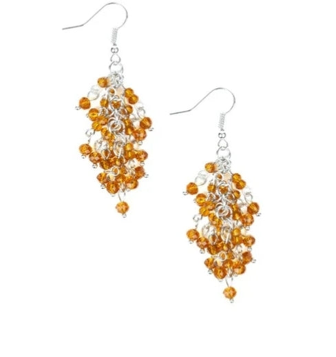 A Taste of Twilight Brown Earring