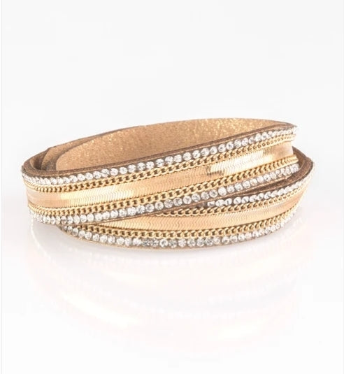 Rocker Rivalry Bracelet Gold