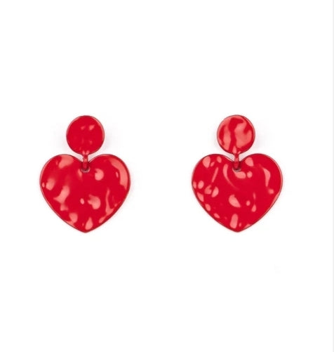 Just a Little Crush Red Earring