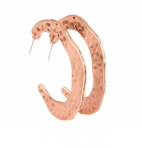 The HOOP Up Silver Earrings