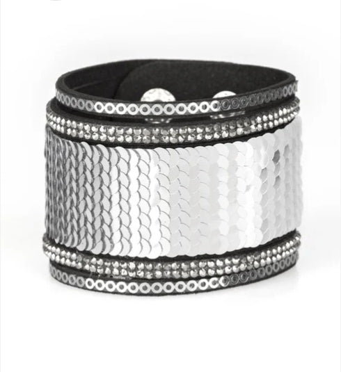 Heads or MERMAID Tails Silver Bracelet