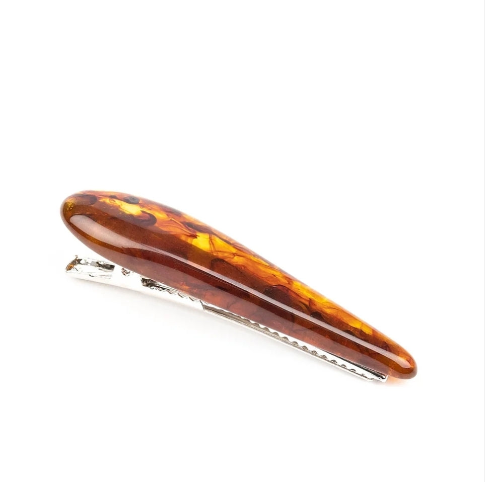 Naturally Bright Brown Hair Clip