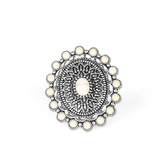 Mesa Mandala White Ring