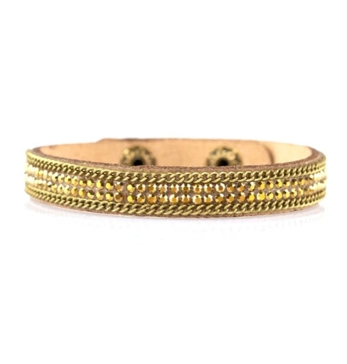 Babe Bling Brass Bracelet