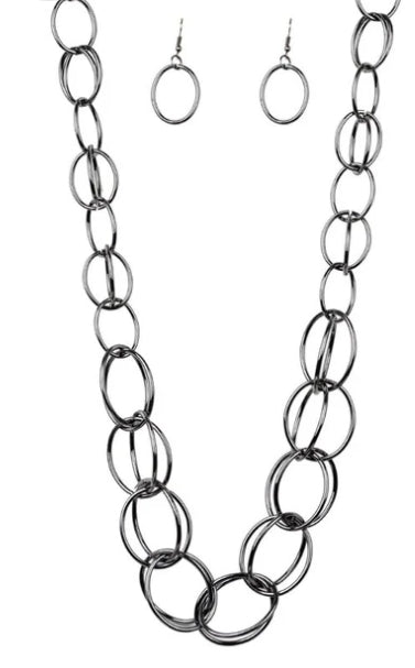 Elegantly Ensnared Copper Necklace