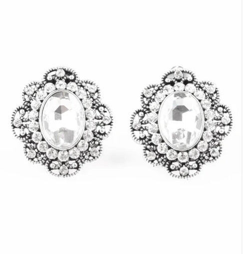 Dine and Dapper White Clip On