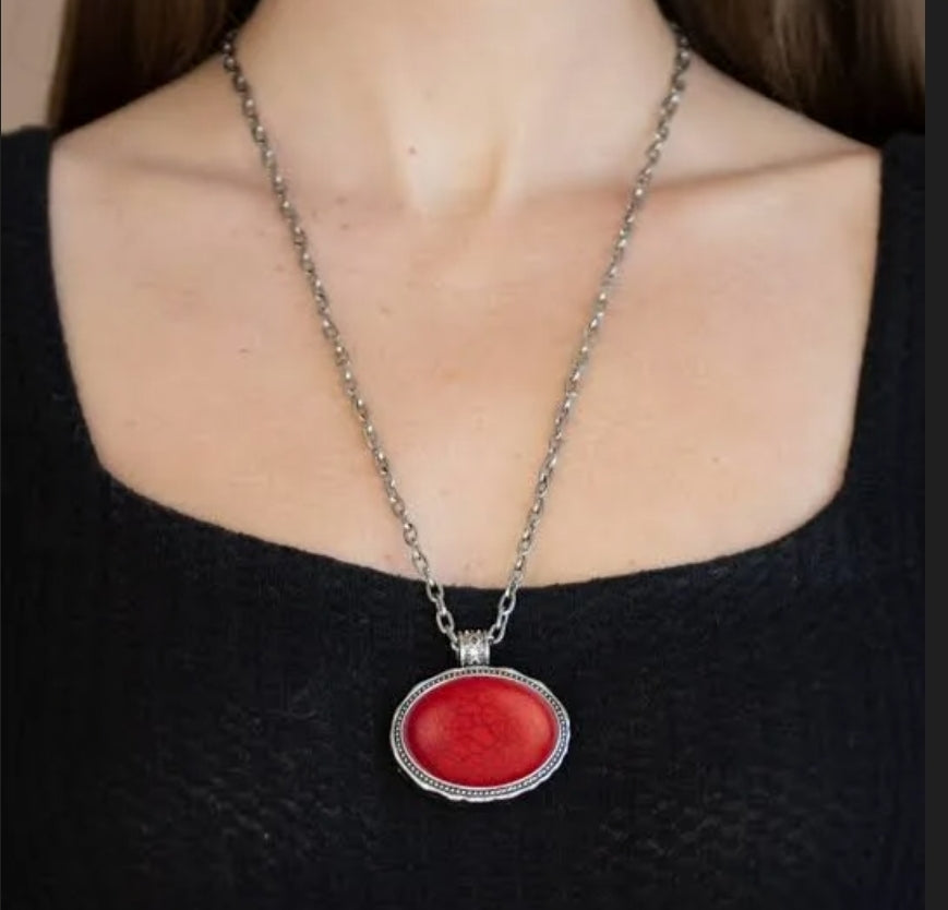 Sedimentary Colors Blue Necklace