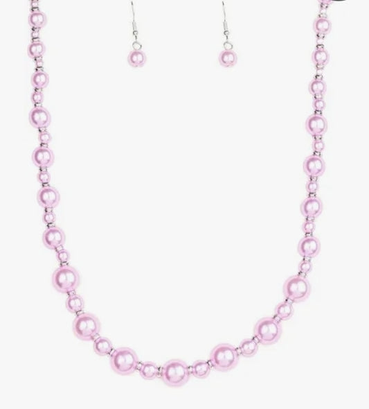 Pearl Heirloom Purple Necklace