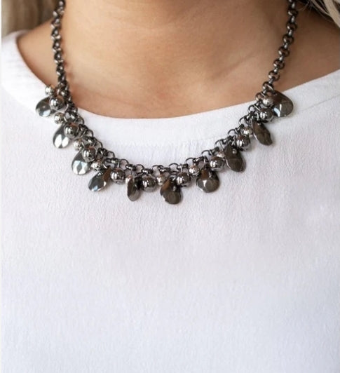 Stage Stunner Black Necklace