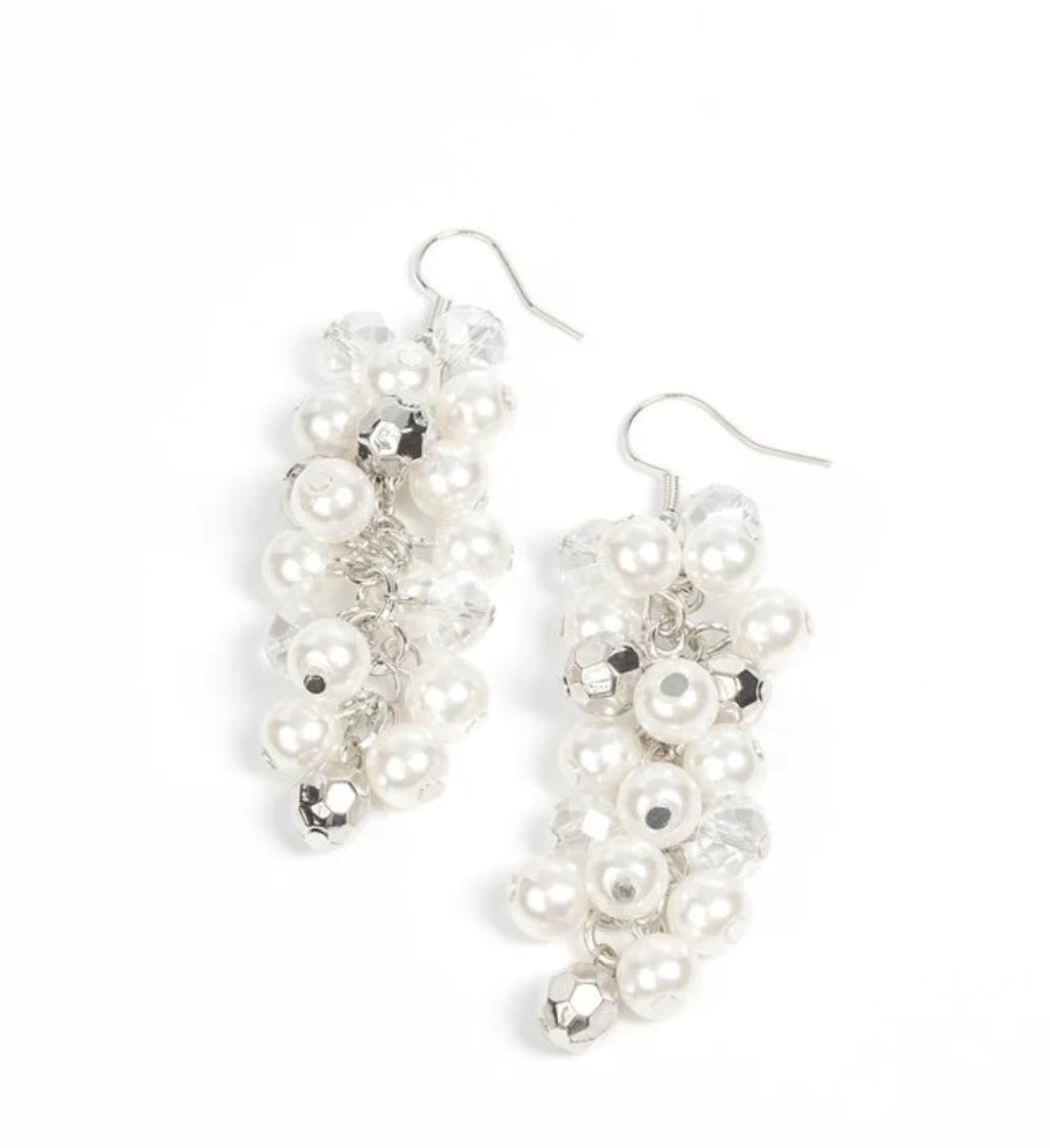 Pursuing Perfection White Earring