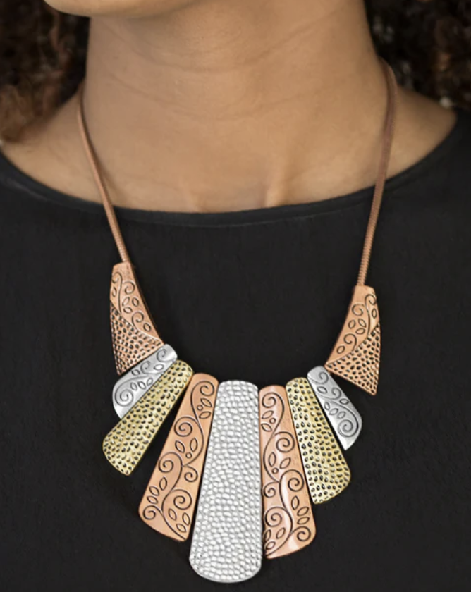 Untamed Copper Blockbuster Necklace