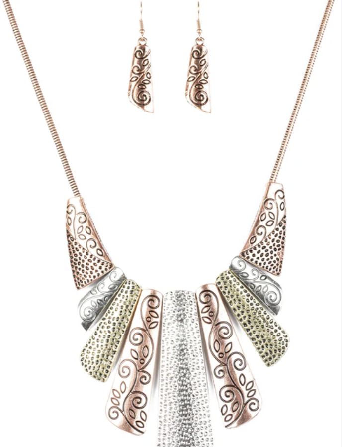 Untamed Copper Blockbuster Necklace