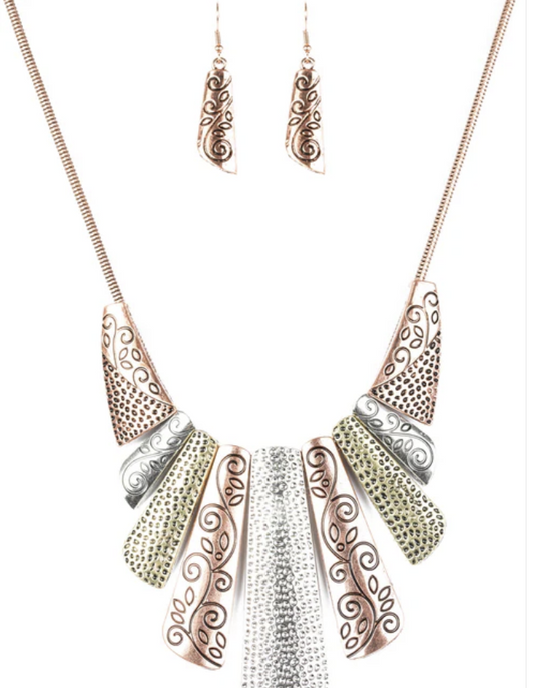 Untamed Copper Blockbuster Necklace