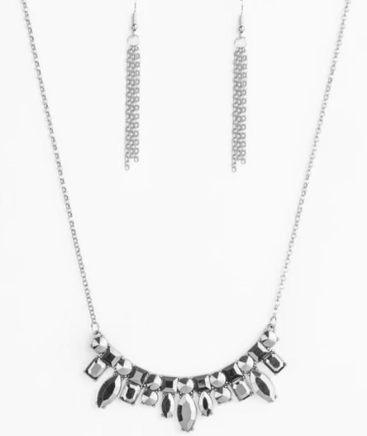 Wish Upon A ROCK STAR Silver Necklace