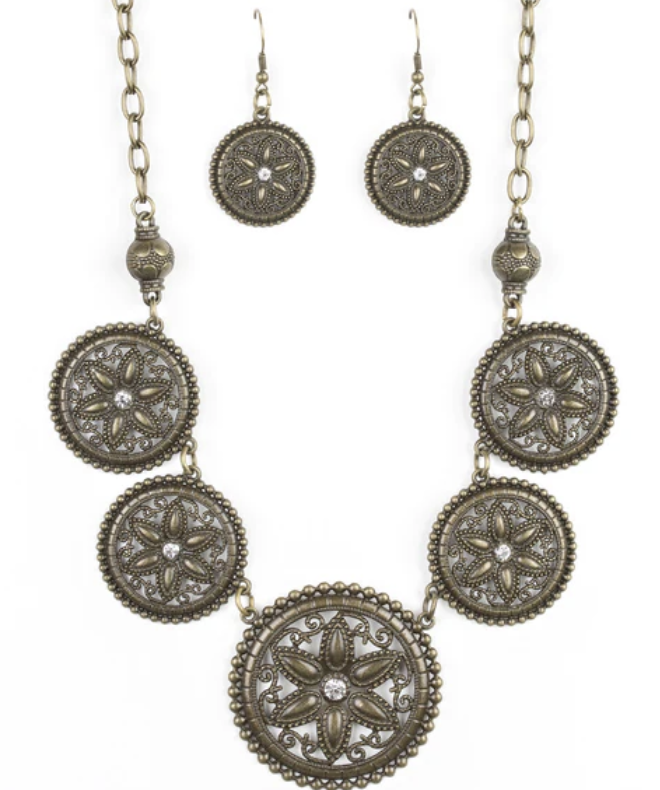 Written in the STAR LILIES Brass Necklace